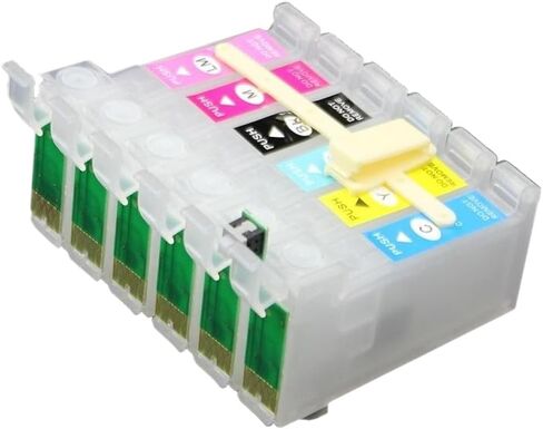 CISS Ink Cartridge Compatible with T1390 T60 R330 T0851N 85N in Kuwait