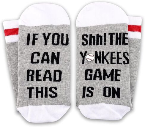 Novelty Baseball Crew Socks For Men Baseball Birthday Gift Baseball Team Fans Gift in Saudi Arabia