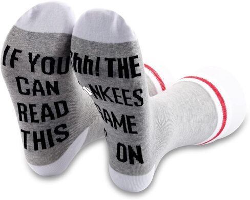 Novelty Baseball Crew Socks For Men Baseball Birthday Gift Baseball Team Fans Gift in Saudi Arabia