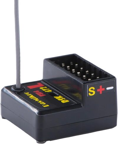جهاز استقبال DasMikro DSK-472L 4CH - FH4T، FH4، FH3، SSL، القياس عن بعد، متوافق مع NOR/SSR/SHR، هوائي مدمج، يناسب SANWA M17، M12S، M12، MT4S، MT44، MT4، MTS، EXZES ZZ، EXZES Z in Kuwait