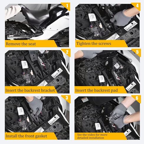 مسند ظهر للسائق لـ Can Am Spyder F3/F3-L/F3-S/F3-T 2015-2025 | طقم تثبيت مسند الظهر رايدر مع حقيبة تخزين | قابل للتعديل سريع الانفصال in Kuwait