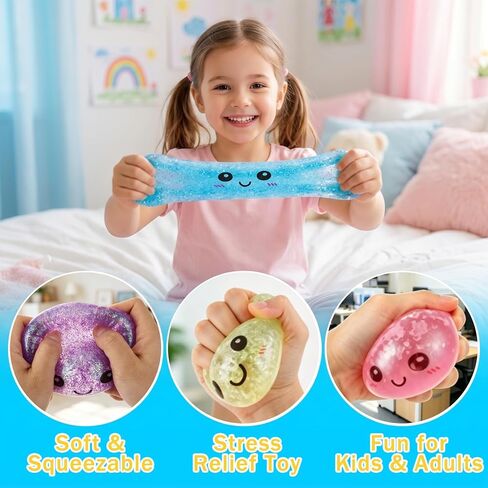 4PCS Dumpling Squeeze Toy, Dumplings Squishy Flashing Dumpling Squishies Stress Ball，Dumplings Squeeze Stress Anxiety Relief for Kids & Adults in Kuwait