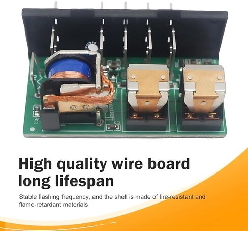 مرحل إشارة الانعطاف LED للسيارة، LM487 12 فولت DC تثبيت Hyper Flash Flasher، التوصيل والتشغيل البديل OEM # 10383321 15231201، متوافق مع Chevy GMC Hummer Escalade (أسود) in Kuwait