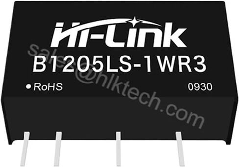 الرسمية 10 قطعة B1205LS-1WR3 1 واط 12 فولت إلى 5 فولت 200mA تيار مستمر تيار مستمر معزولة وحدة امدادات الطاقة الذكية كفاءة 90% in Kuwait