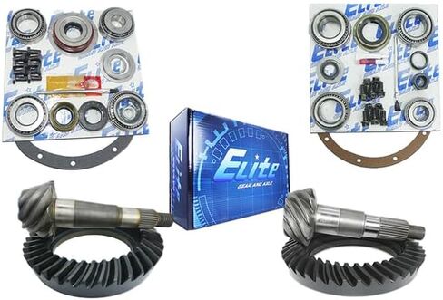 Elite Gear 4.10 Ring and Pinion Master Install Complete Gear Package Designed to Fit Jeep Cherokee XJ Chrysler 8.25" Dana 30 1987-1999 Model Years in Kuwait
