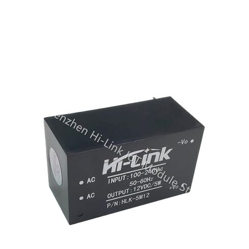 ACDC 220 فولت إلى 12 فولت 5 واط وحدة امدادات الطاقة HLK-5M12 5 قطعة/الوحدة قابل للتعديل عالية الكفاءة تنحى محول in Kuwait