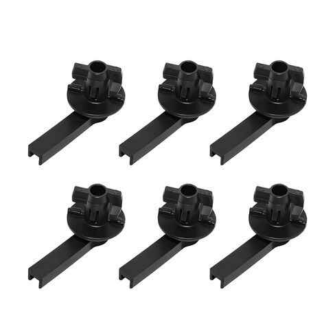 6-Pack Fender Flare Locking Pins Compatible with Ford Bronco 2021–2025, Front & Rear Wheel Arch Mounting Clips Kit, Replacement for W721136S300, L-Shape Plastic Pins (Not for Sport or Raptor) in Kuwait
