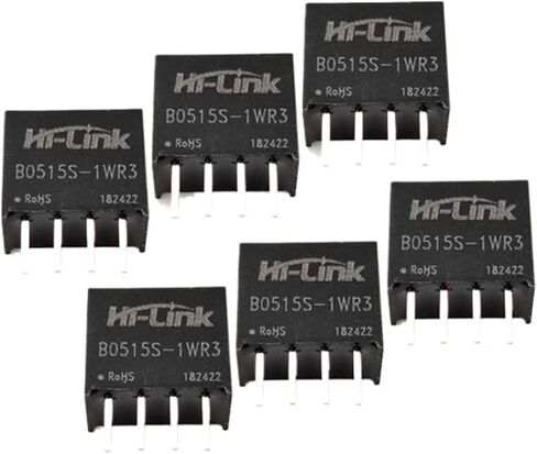 10pcs/lot 1W 15V 67mA DC DC Power Module B0515S-1WR3 88% Efficiency Isolated Unregulated Single Output in Kuwait