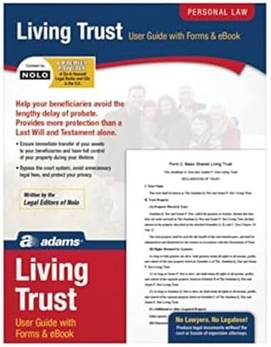 مجموعة Adams K305 Living Trust - النماذج والتعليمات in Kuwait
