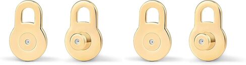 PAVOI 14K Yellow Gold Plated Lobe Lifters for Heavy Earrings for Women - Earring Backs for Droopy Ears - Comfortable Backings for Studs Fashion Jewelry Accessories in Kuwait