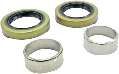 2 Pack Grease Seal 32123 & Wear Sleeve 33517U Compatible with Boat Trailer Wheel Hub Axle in Kuwait