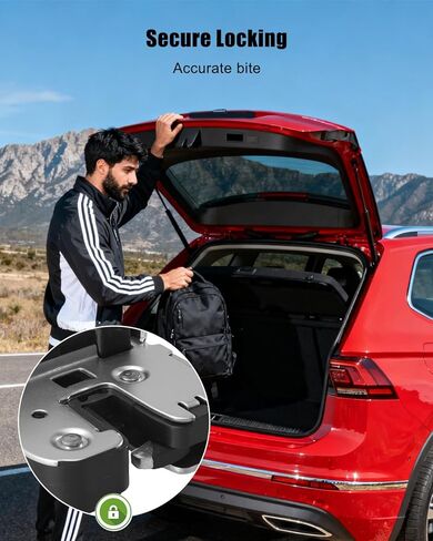 مزلاج قفل صندوق الباب الخلفي مناسب لسيارة VW Volkswagen Tiguan 2018-2024 استبدال 5TD827506 3CG827506 5TA827506 5NA827506 5NN827506 5NN-827-506 in Kuwait