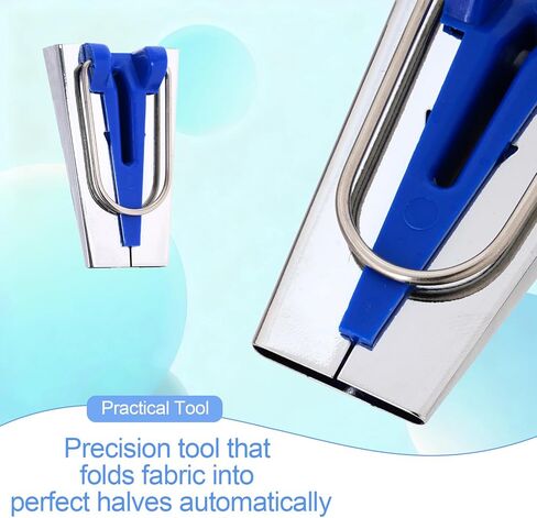 Dfqsofd 5 Sizes Bias Tape Makers, 1/4IN 3/8IN 1/2IN 3/4IN 1IN DIY Quilting Tool Kit for Fabric Quilting Sewing, Tape Binding Tool Set in Kuwait