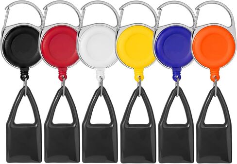 2 PCS Retractable Lighter Leash, Anti-Lost Pants Lighter Clip Protective Cover, Portable Keychain Lighters Holder for Camping Fishing Hiking, Car Accessories (Black) in Kuwait