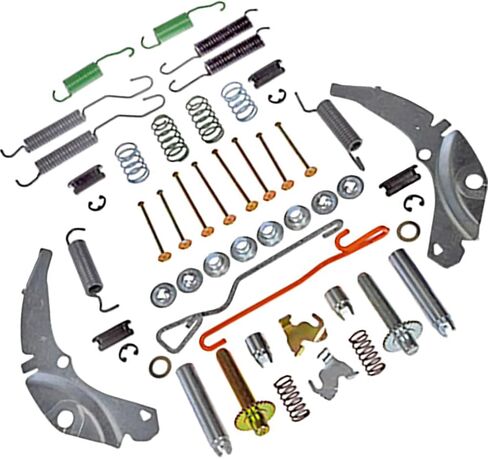 1 x Drum Brake Hardware Kit Rear Brake Drum fits Chevrolet Tahoe,C1500 1995 1996 1997 1998 1999 fits Cadillac Fleetwood 1993 1994 1995-1996 for Cadillac Commercial Chassis 1993-1995 in Kuwait