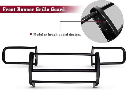 TAC Grille Guard متوافق مع 2020-2026 Ford Transit 2WD (باستثناء 2022-2024 E-Transit EV) أسود أمامي فرشاة ممتص الصدمات واقي دفع للطرق الوعرة ملحقات السيارات الخارجية in Kuwait