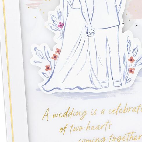 Hallmark Wedding Card for Couple (Celebrating Two Hearts) in Kuwait