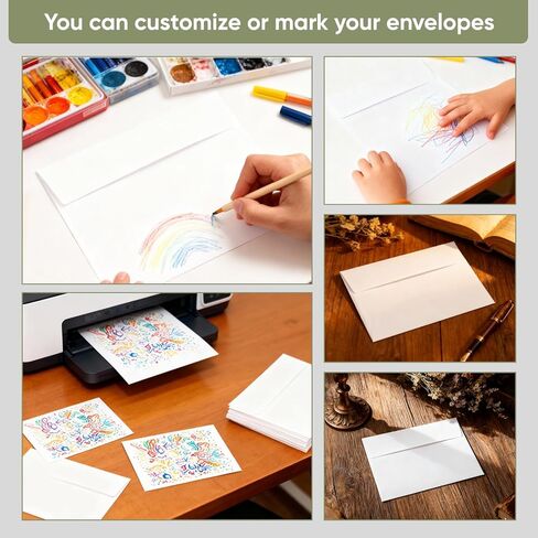 White self-adhesive envelope - suitable for invitations, weddings, greeting cards, postcards, and printable envelopes for mailing in Kuwait