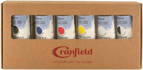 Cranfield Safe Wash Etching Ink Set of 6 (SWE6X75SET) in Kuwait