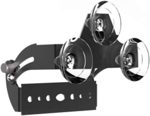 SpeedTech Lights 90° Suction Cup Bracket - Mount for Striker Series Dash، Deck، أو الزجاج الأمامي LED قضبان الإضاءة القوية لمركبات الشرطة والأمن والطوارئ in Kuwait