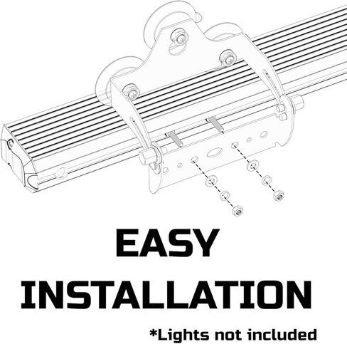 SpeedTech Lights 90° Suction Cup Bracket - Mount for Striker Series Dash، Deck، أو الزجاج الأمامي LED قضبان الإضاءة القوية لمركبات الشرطة والأمن والطوارئ in Kuwait
