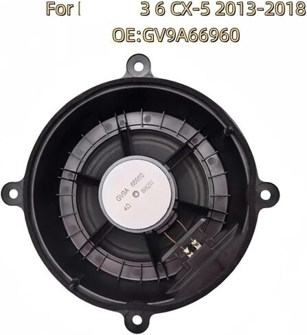 مجموعة بوق مكبر صوت للباب الأمامي باللون الأسود متوافقة مع Mazda 3 6 متوافقة مع CX-5 2013-2018 KD4766960 جزء السيارة in Kuwait