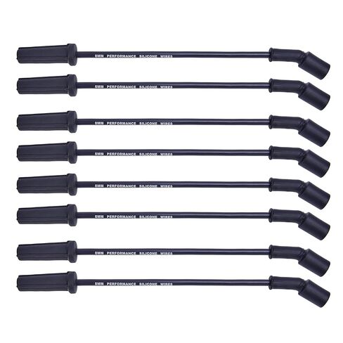مجموعة أسلاك توصيل الإشعال RLP 9748HH 8.0 مم أحمر + 41-962 شمعات إشعال متوافقة مع كاديلاك إسكاليد تشيفي سيلفرادو سوبربان تاهو جي إم سي سييرا يوكون 4.8 لتر 5.3 لتر 6.0 لتر - حزمة من 16 قطعة in Kuwait
