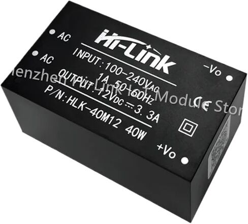 AC DC HLK-40M12 220V to 12V 40W Output Adjustable Power Supply Converter in Kuwait