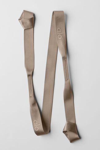 Alo Yoga Yoga Strap - Gravel - Gravel / One Size in Kuwait