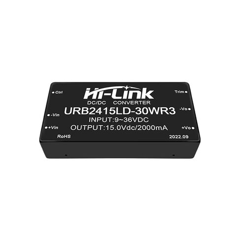 2pcs/lot URB2415LD-30WR3 30W 24V to 15V 2A DC DC Converter Isolated Power Supply Intelligent Module in Kuwait