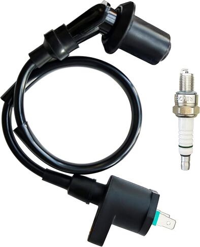 Strongthium GY6 Racing Ignition Coil + A7RTC Spark Plug for SSR 125 50cc 110cc 125cc 150cc Moped Scooter ATV Go Kart Pit Dirt Bike Motorcycle Performance Parts in Kuwait