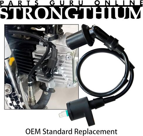 Strongthium GY6 Racing Ignition Coil + A7RTC Spark Plug for SSR 125 50cc 110cc 125cc 150cc Moped Scooter ATV Go Kart Pit Dirt Bike Motorcycle Performance Parts in Kuwait