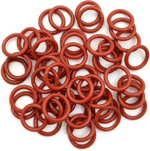 السيارات العالمية 50 قطعة #11105 O-Ring Ha-rley Davidson قابس تصريف الزيت محرك ناقل الحركة الأساسي، برتقالي in Kuwait
