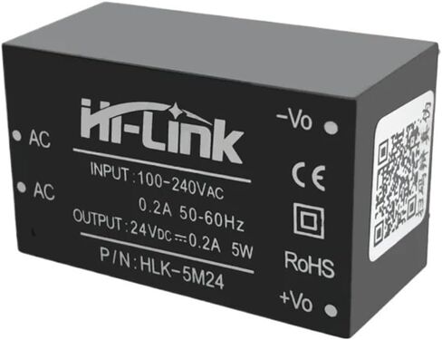 ACDC 220 فولت إلى 24 فولت وحدة امدادات الطاقة HLK-5M24 2 قطعة/الوحدة قابل للتعديل عالية الكفاءة تنحى محول in Kuwait