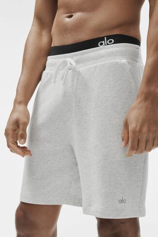 Alo Yoga Chill Short - White Heather in Kuwait