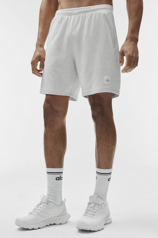 Alo Yoga 7" Double Take Short - White Heather in Kuwait