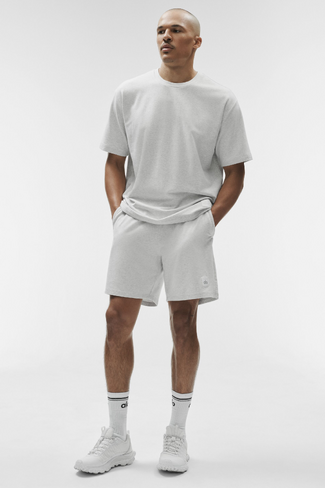 Alo Yoga 7" Double Take Short - White Heather in Kuwait