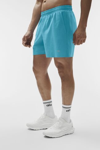 Alo Yoga 5" Traction Running Short - Blue Breeze in Kuwait