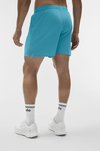 Alo Yoga 5" Traction Running Short - Blue Breeze in Kuwait