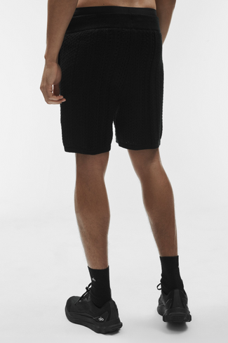 Alo Yoga 7" Coastline Knit Short - Black in Kuwait
