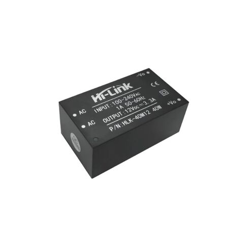 التيار المتناوب تيار مستمر HLK-40M12 220 فولت إلى 12 فولت 40 واط حجم الإخراج قابل للتعديل محول التيار الكهربائي in Kuwait