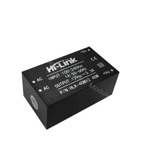 التيار المتناوب تيار مستمر HLK-40M12 220 فولت إلى 12 فولت 40 واط حجم الإخراج قابل للتعديل محول التيار الكهربائي in Kuwait