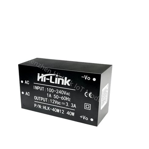 التيار المتناوب تيار مستمر HLK-40M12 220 فولت إلى 12 فولت 40 واط حجم الإخراج قابل للتعديل محول التيار الكهربائي in Kuwait