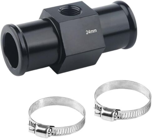1/8 NPT خرطوم محول درجة حرارة الماء أنبوب مشترك الاستشعار الأسود مقياس المبرد المناسب 18 مللي متر 20 مللي متر 22 مللي متر 24 متر (24 مللي متر) in Kuwait