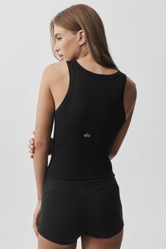 Alo Yoga Timeless Tank - Black in Kuwait