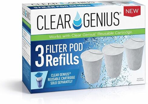 Filter Pod Refills (Pack-3) SR-3, Includes 3 Filter Pod Refills, Filter Pods Last For 2 Months in Saudi Arabia