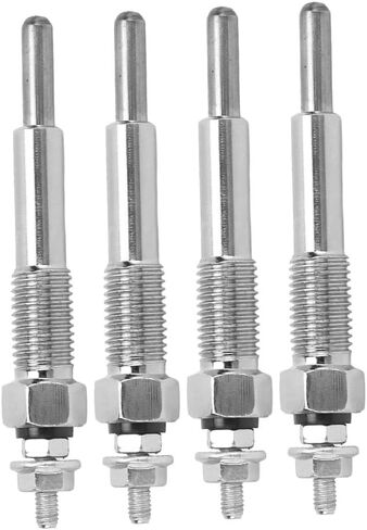 Car Diesel Engine Glow Plug Set Glow Plugs Heater Metal Compatible with Isuzu NPR 4BD2 3.9L Diesel 1992-1998 8-97028-369-0 Y-718RS 203-IS4BD2 in Kuwait
