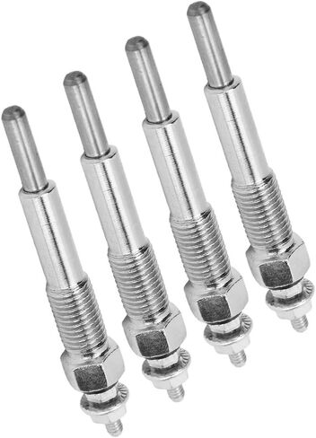 Car Diesel Engine Glow Plug Set Glow Plugs Heater Metal Compatible with Isuzu NPR 4BD2 3.9L Diesel 1992-1998 8-97028-369-0 Y-718RS 203-IS4BD2 in Kuwait
