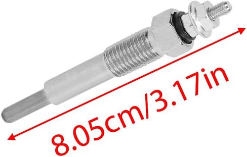 Car Diesel Engine Glow Plug Set Glow Plugs Heater Metal Compatible with Isuzu NPR 4BD2 3.9L Diesel 1992-1998 8-97028-369-0 Y-718RS 203-IS4BD2 in Kuwait