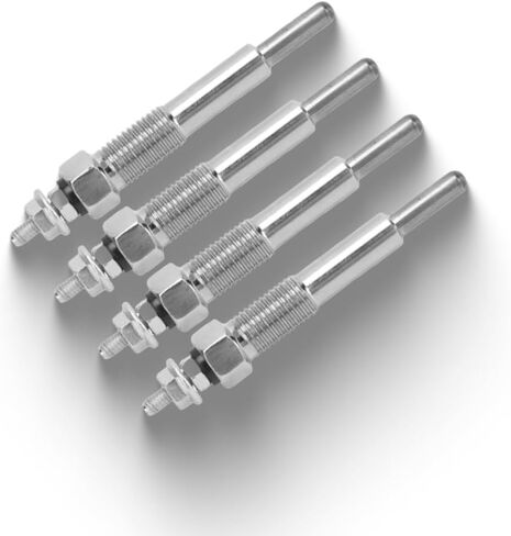 Car Diesel Engine Glow Plug Set Glow Plugs Heater Metal Compatible with Isuzu NPR 4BD2 3.9L Diesel 1992-1998 8-97028-369-0 Y-718RS 203-IS4BD2 in Kuwait